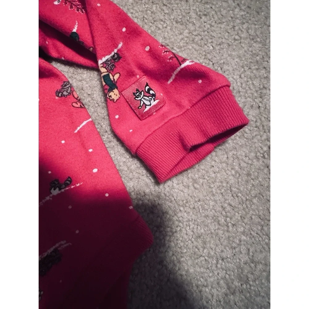 Vtg 90s Winnie The Pooh Long Sleeve Turtleneck Shirt Baby‎ 6 Mos Winter Sledding